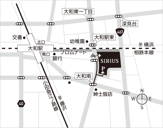 大和市立図書館地図